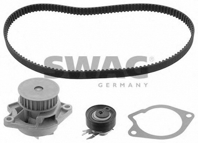 SWAG 30945136 -  Водяной насос + комплект зубчатого ремня