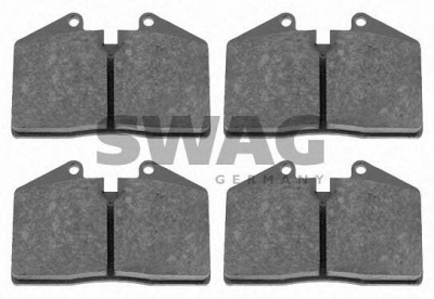SWAG 38916516 -  Комплект тормозных колодок, дисковый тормоз