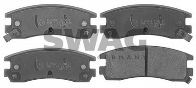 SWAG 40116154 -  Комплект тормозных колодок, дисковый тормоз