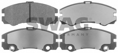 SWAG 40116157 -  Комплект тормозных колодок, дисковый тормоз