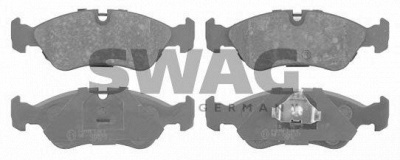SWAG 40916030 -  Комплект тормозных колодок, дисковый тормоз