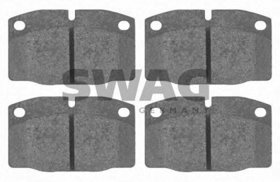 SWAG 40916203 -  Комплект тормозных колодок, дисковый тормоз