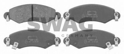 SWAG 40916387 -  Комплект тормозных колодок, дисковый тормоз