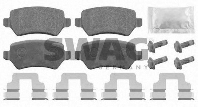 SWAG 40916512 -  Комплект тормозных колодок, дисковый тормоз