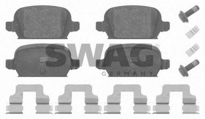SWAG 40916626 -  Комплект тормозных колодок, дисковый тормоз