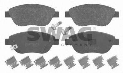 SWAG 40916630 -  Комплект тормозных колодок, дисковый тормоз