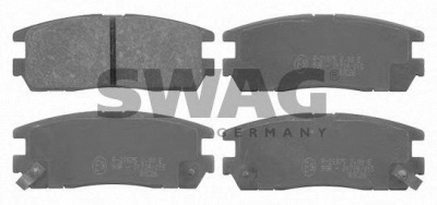 SWAG 40916641 -  Комплект тормозных колодок, дисковый тормоз