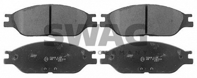 SWAG 50116072 -  Комплект тормозных колодок, дисковый тормоз