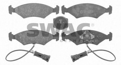 SWAG 50916024 -  Комплект тормозных колодок, дисковый тормоз