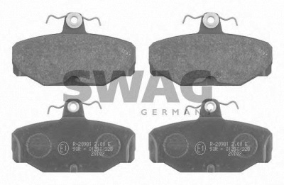 SWAG 50916169 -  Комплект тормозных колодок, дисковый тормоз
