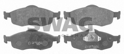 SWAG 50916202 -  Комплект тормозных колодок, дисковый тормоз