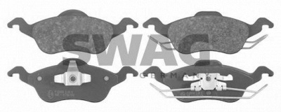 SWAG 50916279 -  Комплект тормозных колодок, дисковый тормоз