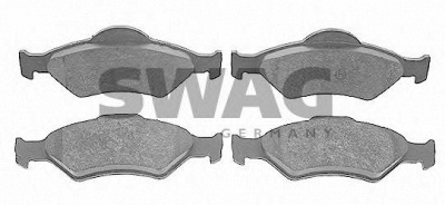 SWAG 50916400 -  Комплект тормозных колодок, дисковый тормоз
