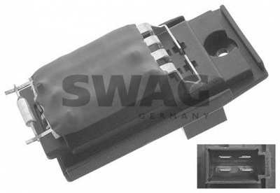 SWAG 50945415 -  Сопротивление, вентилятор салона