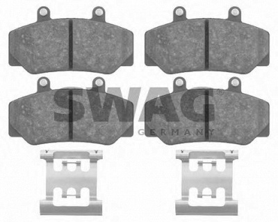 SWAG 55916211 -  Комплект тормозных колодок, дисковый тормоз