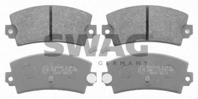 SWAG 60916407 -  Комплект тормозных колодок, дисковый тормоз