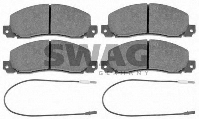 SWAG 60916443 -  Комплект тормозных колодок, дисковый тормоз