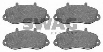 SWAG 60916494 -  Комплект тормозных колодок, дисковый тормоз