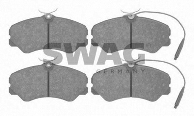 SWAG 62916049 -  Комплект тормозных колодок, дисковый тормоз