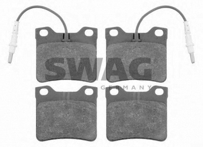 SWAG 62916137 -  Комплект тормозных колодок, дисковый тормоз