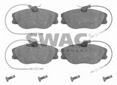 SWAG 62916224 -  Комплект тормозных колодок, дисковый тормоз