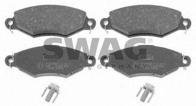 SWAG 62916226 -  Комплект тормозных колодок, дисковый тормоз