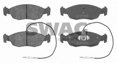 SWAG 62916259 -  Комплект тормозных колодок, дисковый тормоз