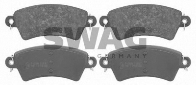 SWAG 62916364 -  Комплект тормозных колодок, дисковый тормоз