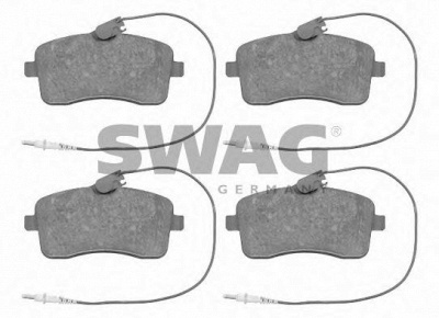 SWAG 62916547 -  Комплект тормозных колодок, дисковый тормоз