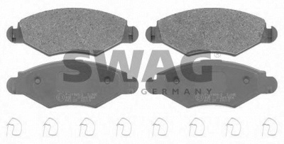 SWAG 62916575 -  Комплект тормозных колодок, дисковый тормоз