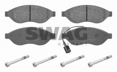 SWAG 62916716 -  Комплект тормозных колодок, дисковый тормоз