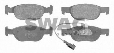 SWAG 70916089 -  Комплект тормозных колодок, дисковый тормоз