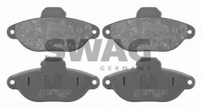 SWAG 70916092 -  Комплект тормозных колодок, дисковый тормоз