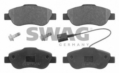 SWAG 70916841 -  Комплект тормозных колодок, дисковый тормоз