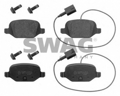 SWAG 70916856 -  Комплект тормозных колодок, дисковый тормоз