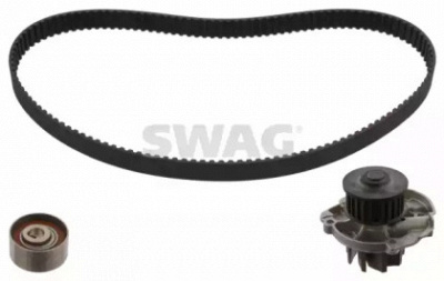 SWAG 70945176 -  Водяной насос + комплект зубчатого ремня