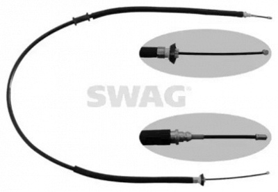 SWAG 70949619 -  Трос, стояночная тормозная система