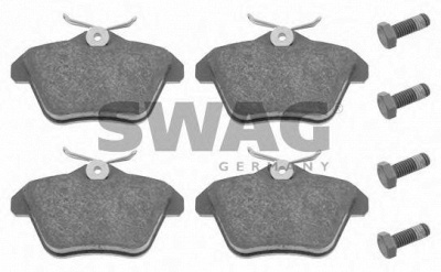 SWAG 74916245 -  Комплект тормозных колодок, дисковый тормоз