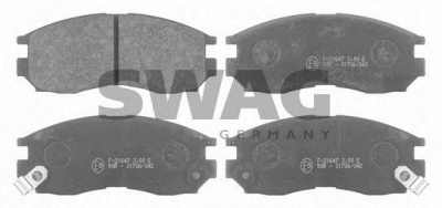 SWAG 80916327 -  Комплект тормозных колодок, дисковый тормоз