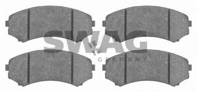 SWAG 80916582 -  Комплект тормозных колодок, дисковый тормоз