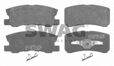 SWAG 80916583 -  Комплект тормозных колодок, дисковый тормоз
