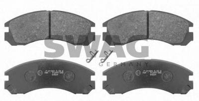 SWAG 80916646 -  Комплект тормозных колодок, дисковый тормоз