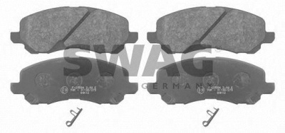 SWAG 80916741 -  Комплект тормозных колодок, дисковый тормоз