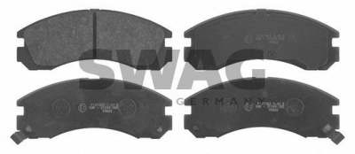 SWAG 80916776 -  Комплект тормозных колодок, дисковый тормоз