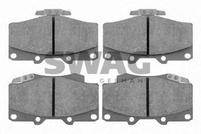 SWAG 81916537 -  Комплект тормозных колодок, дисковый тормоз