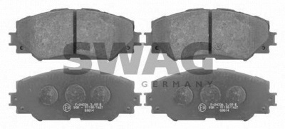SWAG 81916650 -  Комплект тормозных колодок, дисковый тормоз