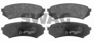 SWAG 81916731 -  Комплект тормозных колодок, дисковый тормоз