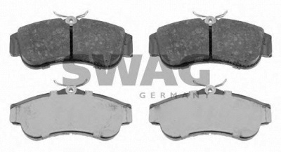 SWAG 82916201 -  Комплект тормозных колодок, дисковый тормоз