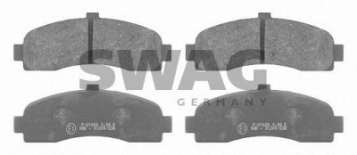 SWAG 82916262 -  Комплект тормозных колодок, дисковый тормоз