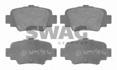 SWAG 82916269 -  Комплект тормозных колодок, дисковый тормоз